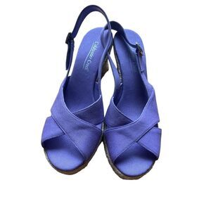 Coldwater Creek Purple Espadrilles